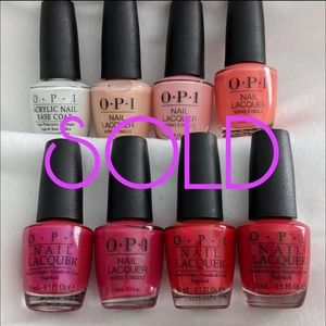 O.P.I bundle (8 colors)